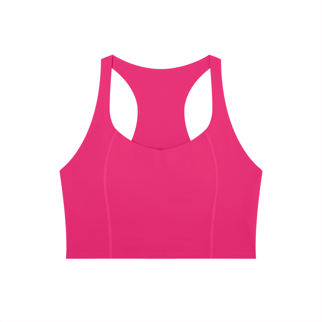 Women’s Tight Paneling Yoga Tank Top (ROSE PINK)