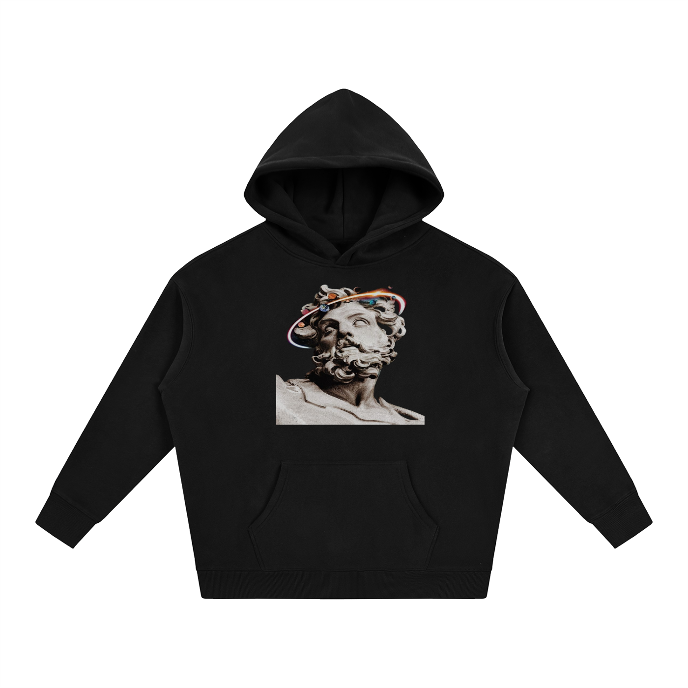 Oversize Fleeced Hoodie (ANGELO PRINT)