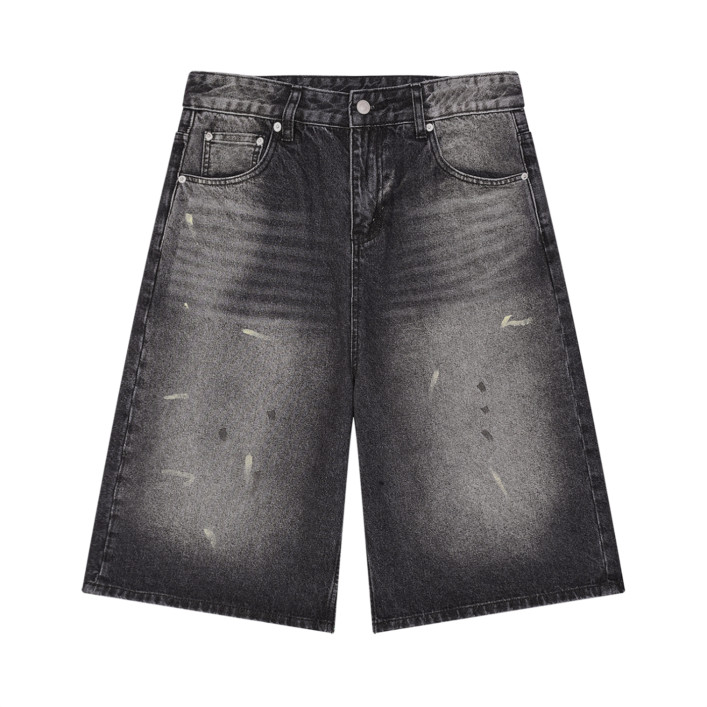 Men's Vintage Wash Wide Leg Denim Shorts — Eaton Brothers — Ruff Hydes