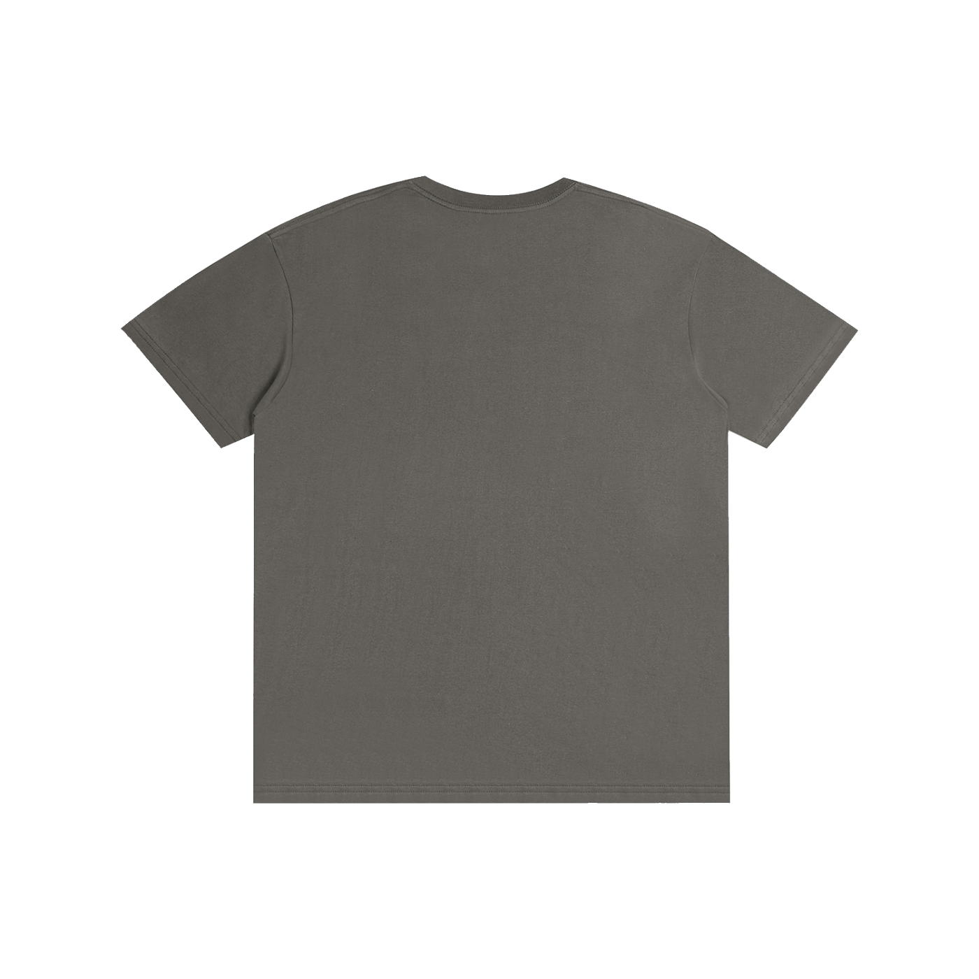 Pure Cotton Unisex T-Shirt (Humous Knowledge design/print (charcoal gray)