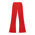 Women’s High Rise Flared Leggings (RED)