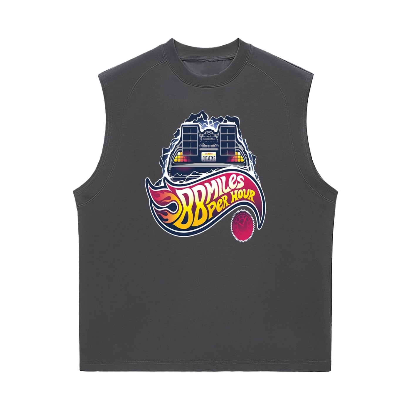 Sorona Quick-Dry Cooling Tank Top (BACK TO THE FUTURE PRINT)