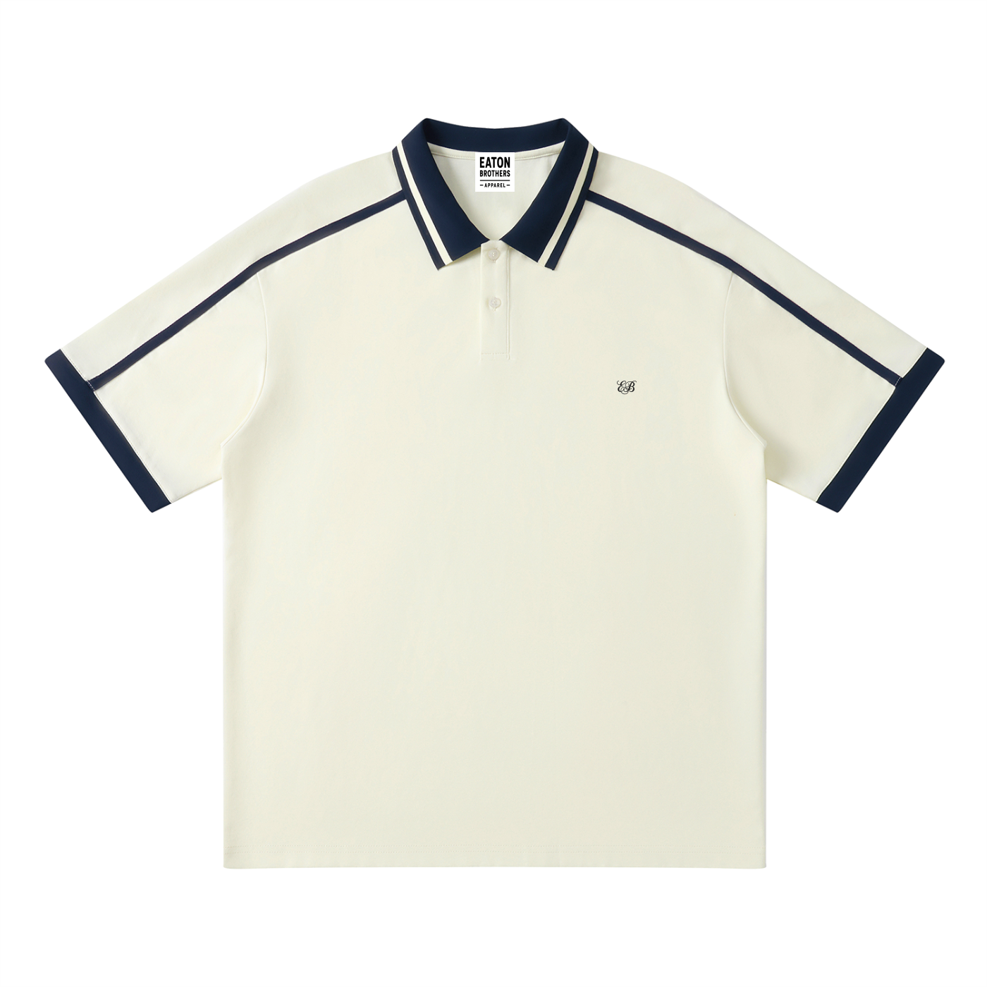 Contrast Piping Raglan Polo Shirt — EB Monogram | Eaton Brothers