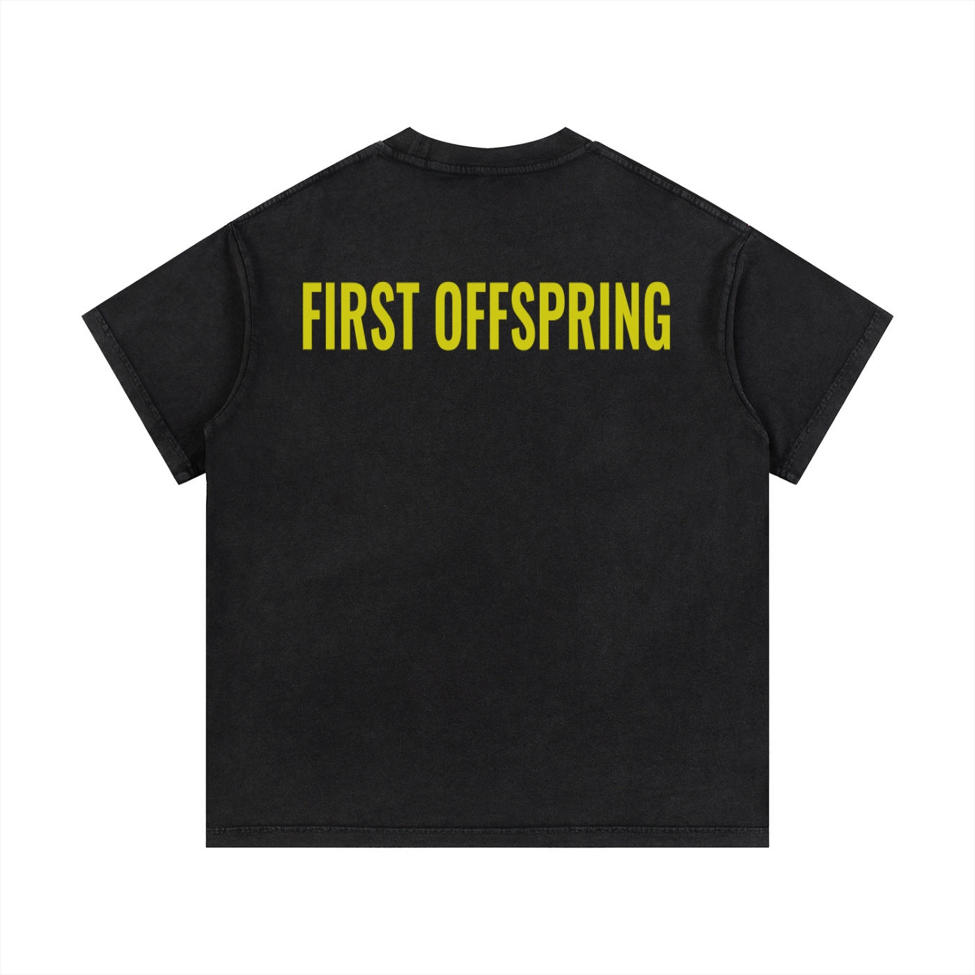 Vintage Wash Cotton T-Shirt (FIRST OFFSPRING-PRINT)