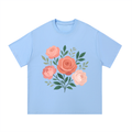 Essential Cotton T-Shirt (FLORAL DESIGN PRINT)