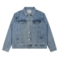 Unisex Vintage Wash Ruff-Hyde Denim Jacket