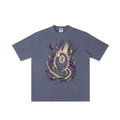 Vintage Wash Drop Shoulder T-Shirt — Cosmic 8-Ball Design | Eaton Brothers