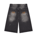 Men's Vintage Wash Wide Leg Denim Shorts — Eaton Brothers — Ruff Hydes