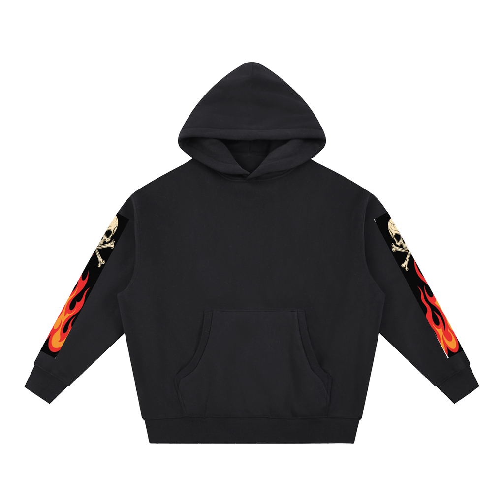 Essential Oversized Boxy Fit Fleece Hoodie