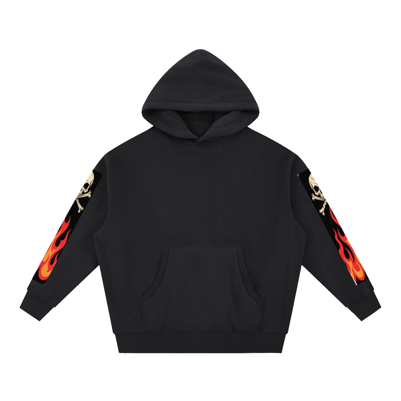Essential Oversized Boxy Fit Fleece Hoodie