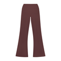 Women’s High Rise Flared Leggings (PLUM PURPLE
