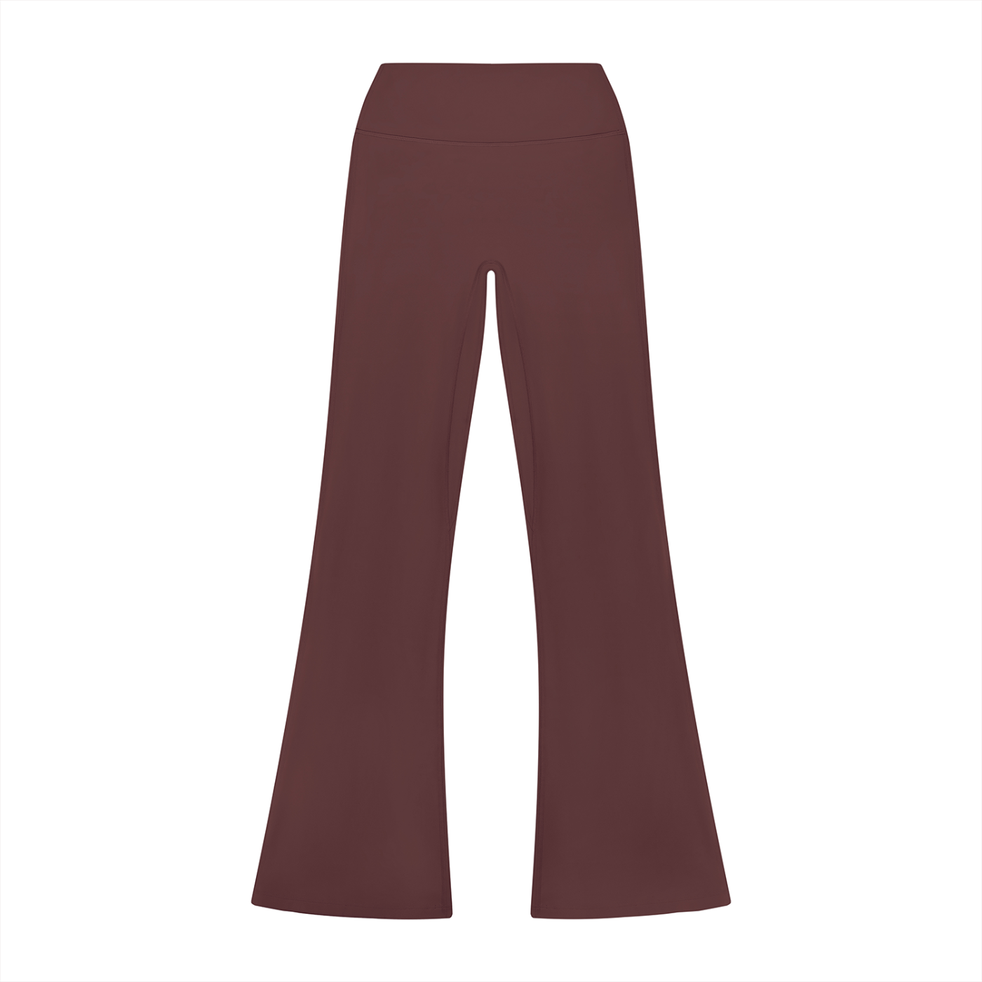 Women’s High Rise Flared Leggings (PLUM PURPLE