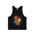 Unisex Loose Tank Top (FLORAL DESIGN PRINT)