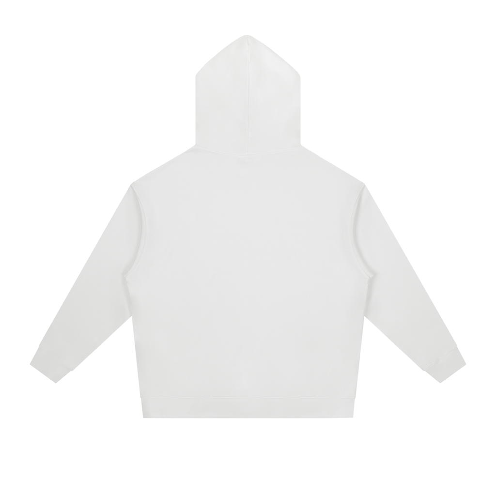 Essential Heavyweight Drop-Shoulder Hoodie (SKULL LOVE PRINT)