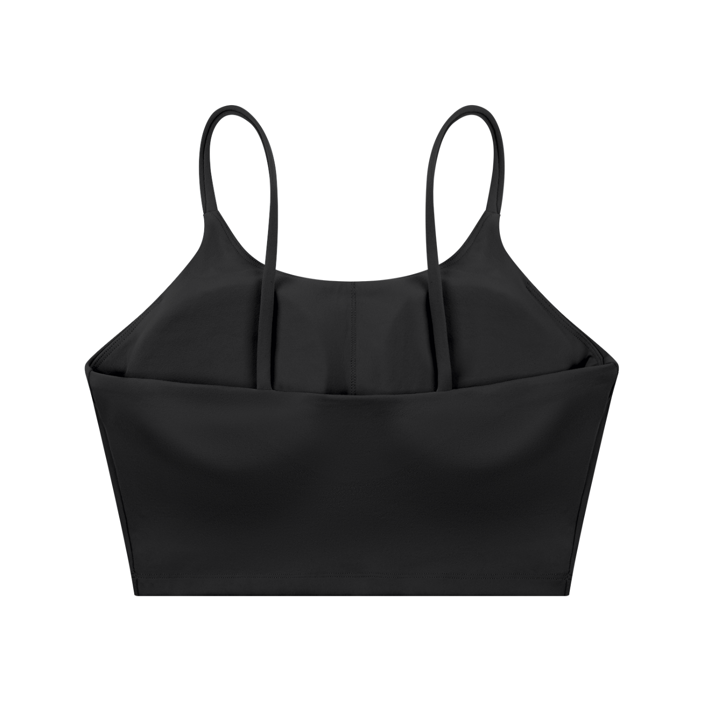 Spaghetti Strap Yoga Sports Bra (BLACK)