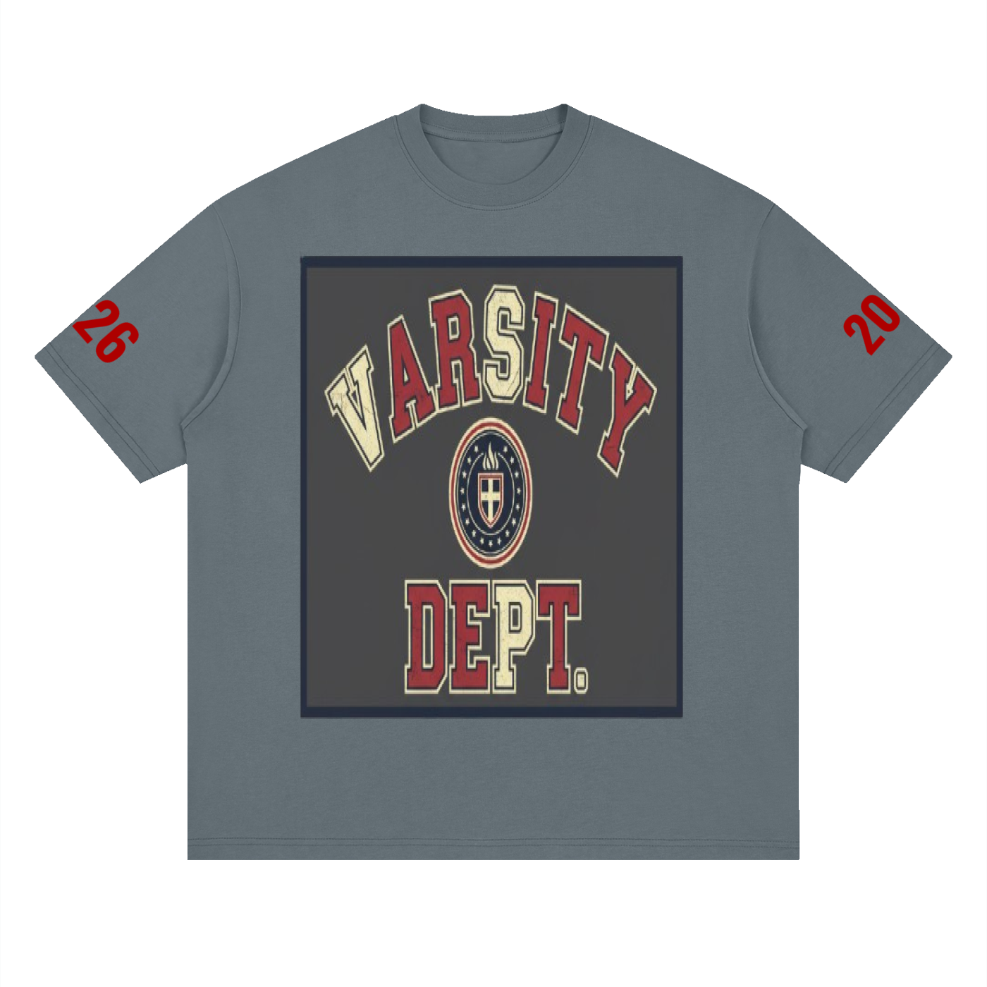 Varsity Dept Coach Drop Shoulder Tee — Loose Fit Streetwear T-Shirt | Eaton Brothers