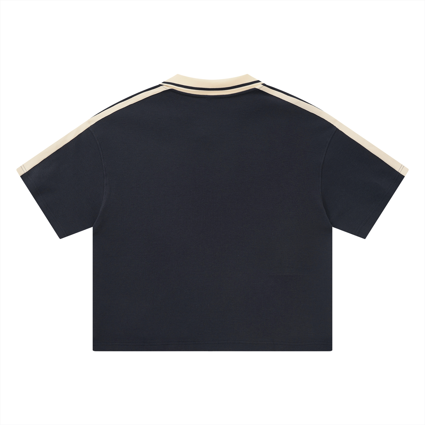 Unisex Color Block Polo Shirt- EB Monogram