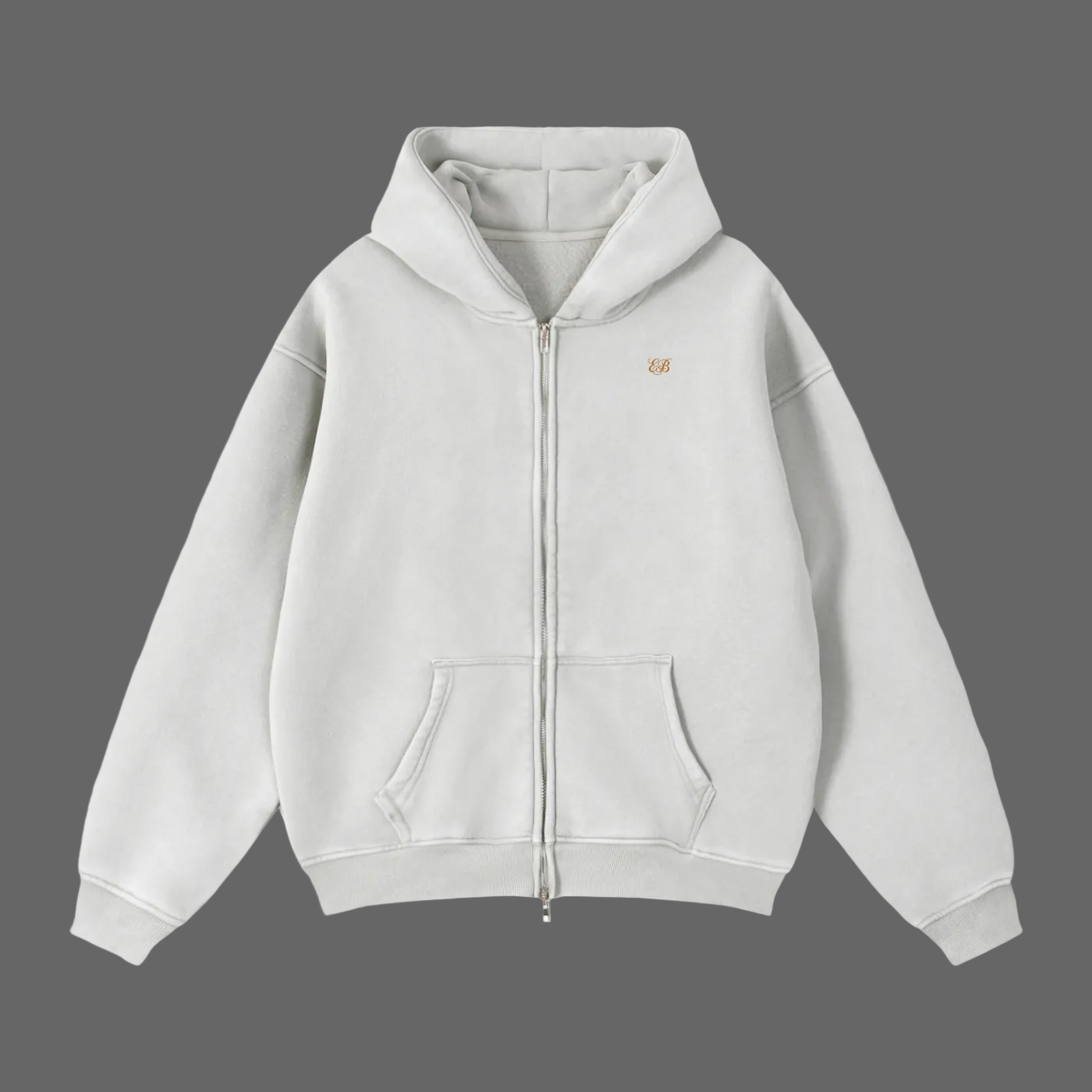 Zip-Through Boxy Fleece Hoodie — Eaton Brothers