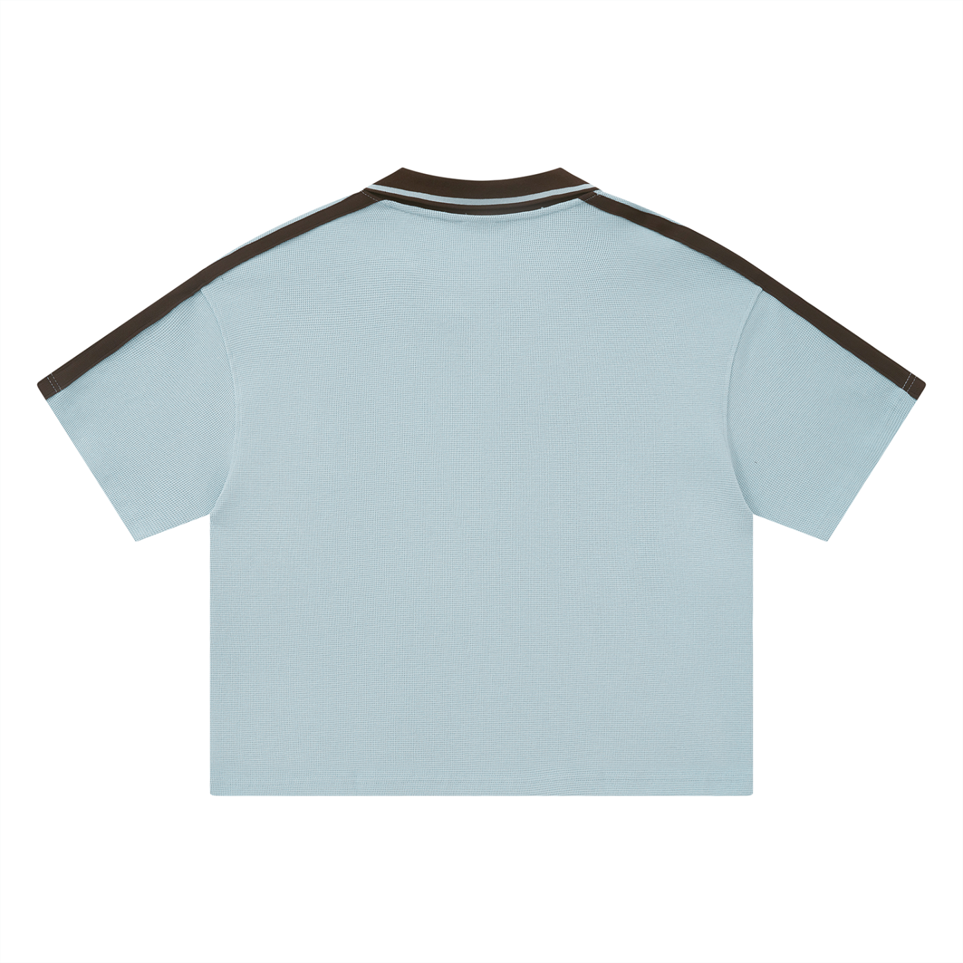 Unisex Color Block Polo Shirt- EB Monogram