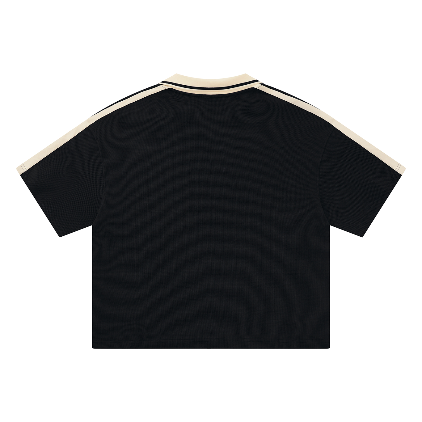 Unisex Color Block Polo Shirt- EB Monogram