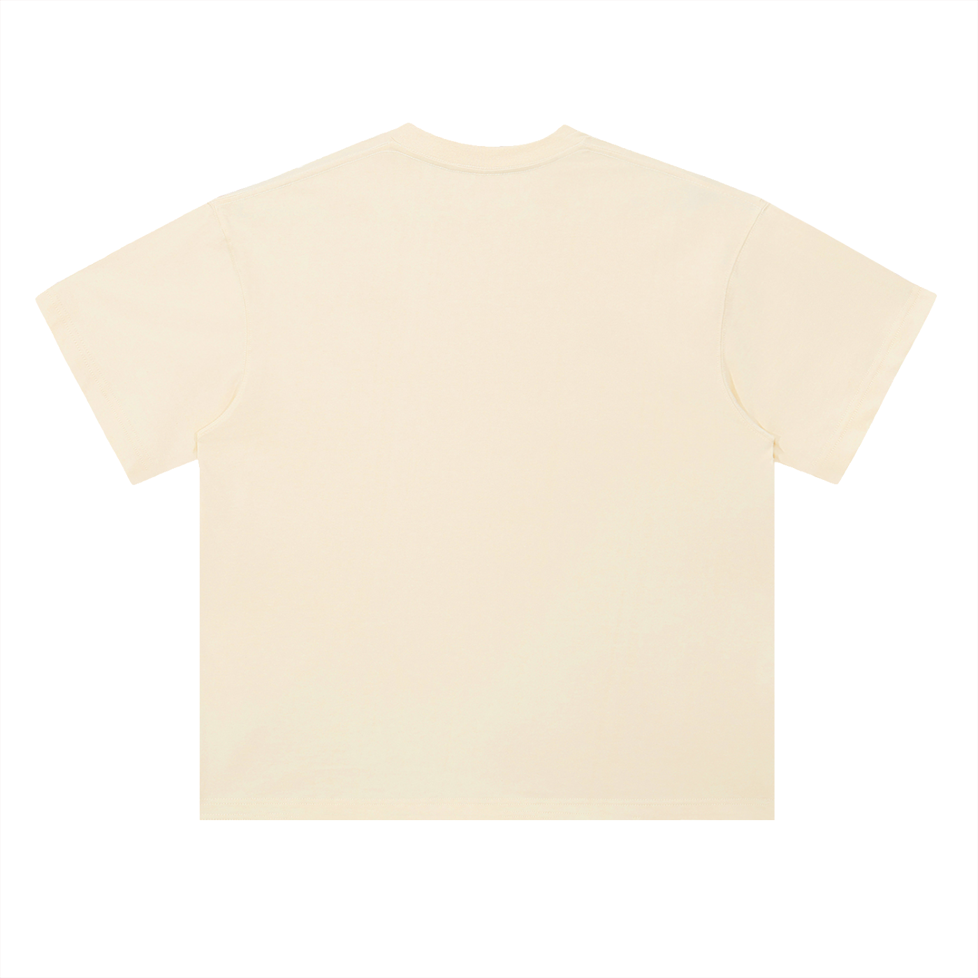 Heavyweight Drop Shoulder Cotton T-Shirt (Humorous Brain Print)