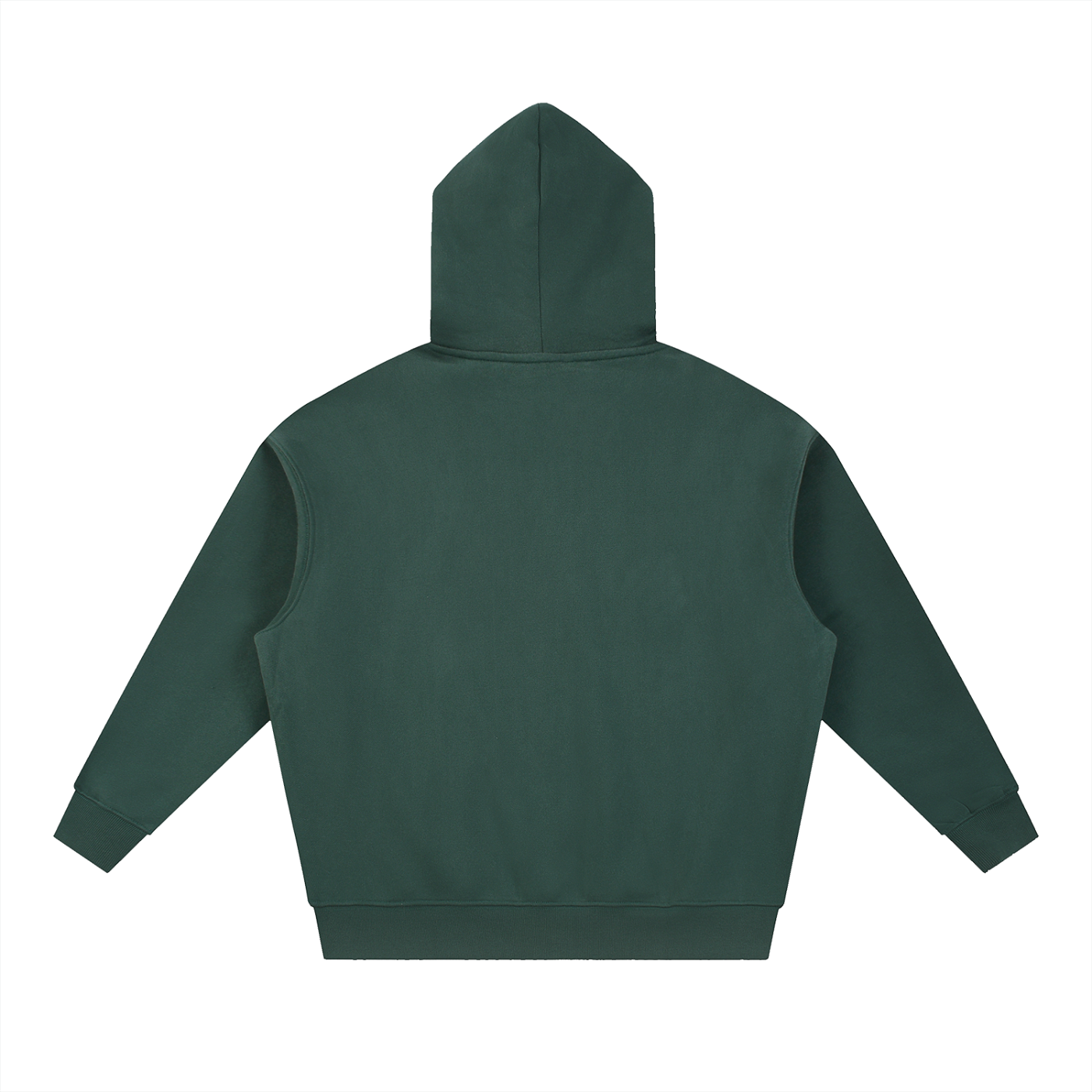 Essential Oversized Boxy Fit Fleece Hoodie (TIGER EYES PRINT)