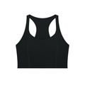 Women’s Tight Paneling Yoga Tank Top (BLACK)