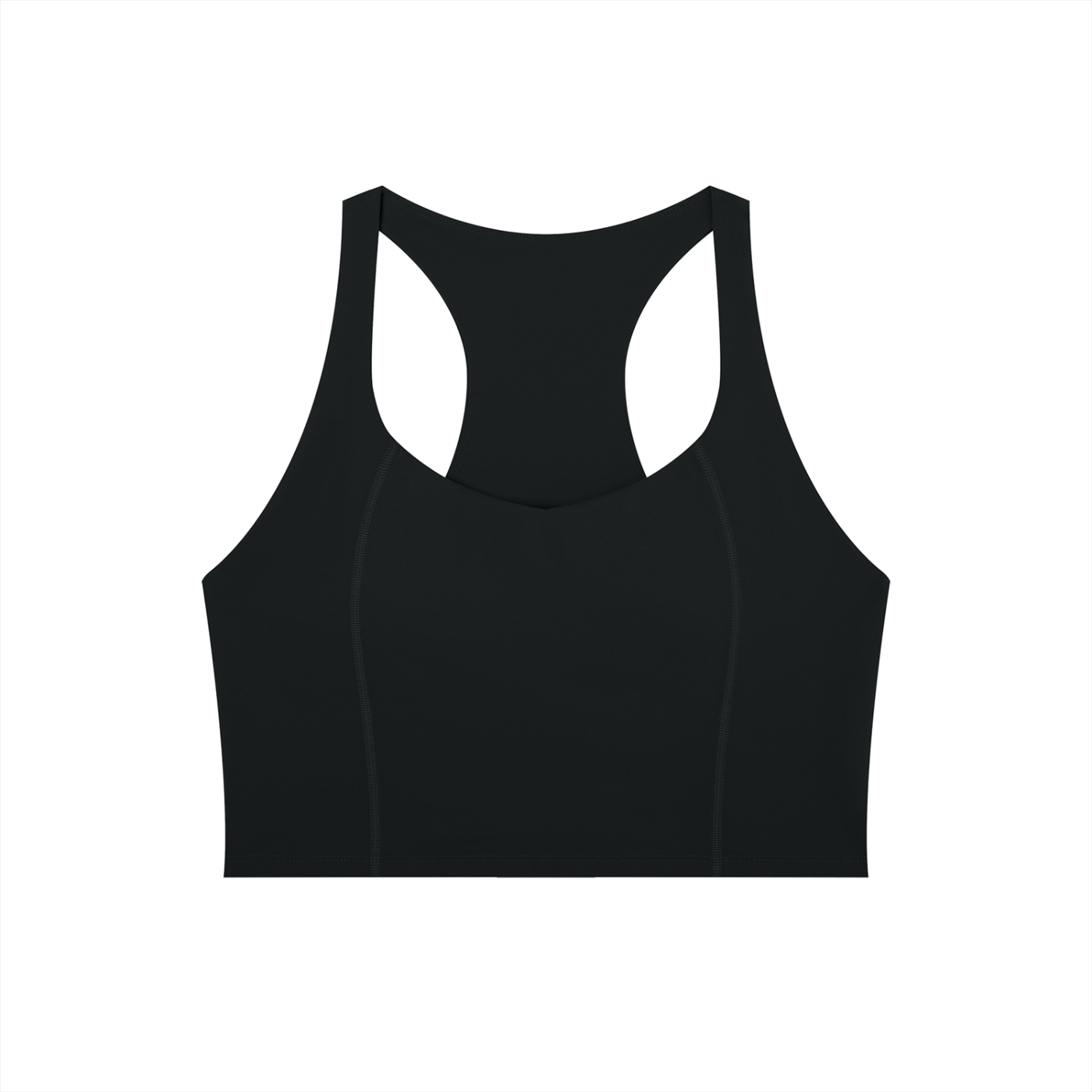 Women’s Tight Paneling Yoga Tank Top (BLACK)