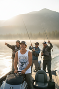 Unisex Loose Tank Top- Week-End Forecast/Fishing Design.