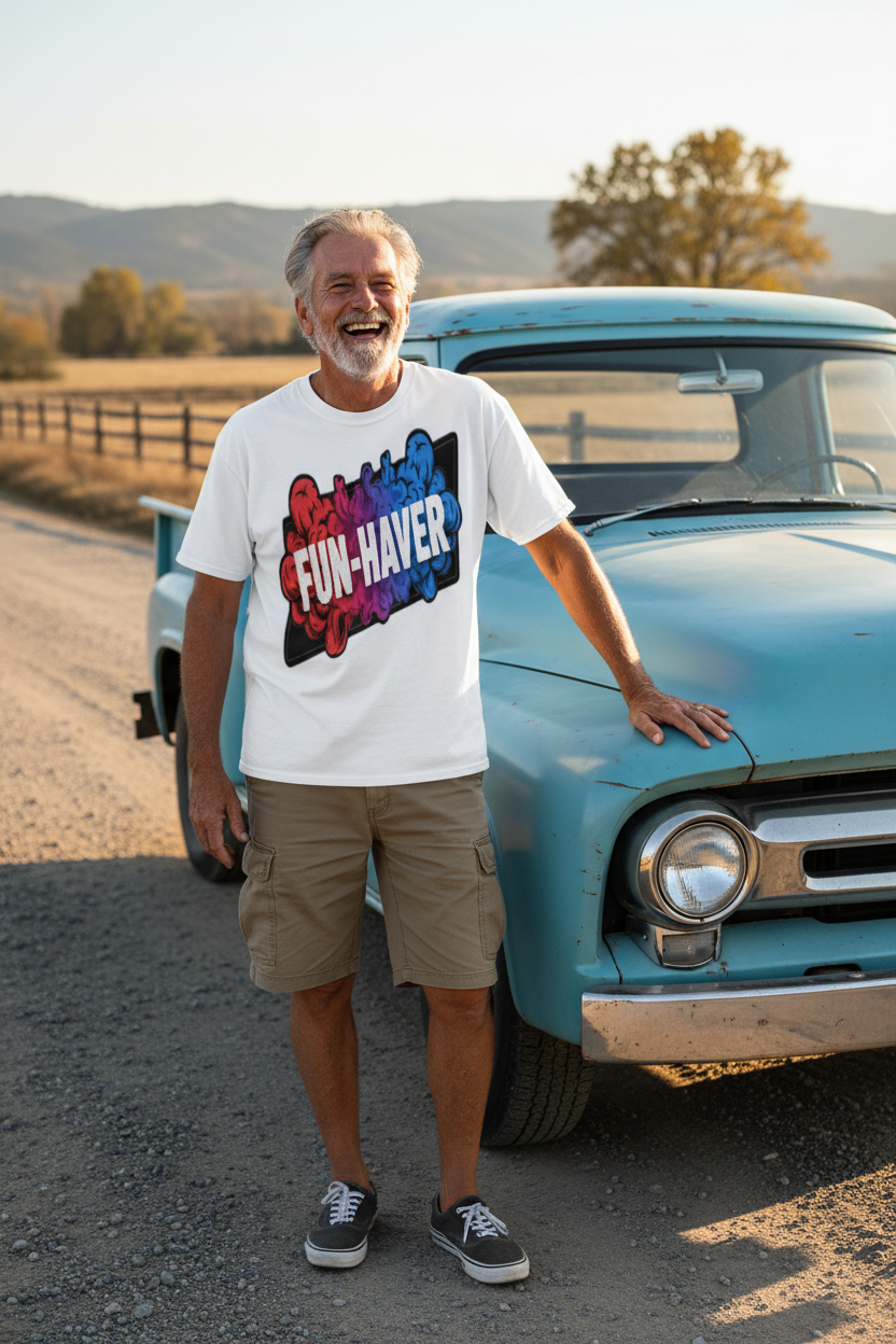 Essential Cotton Graphic T-Shirt — FUN-HAVER Design | Eaton Brothers