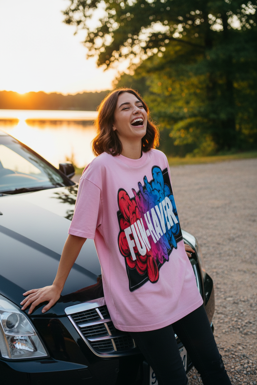 Essential Cotton Graphic T-Shirt — FUN-HAVER Design | Eaton Brothers