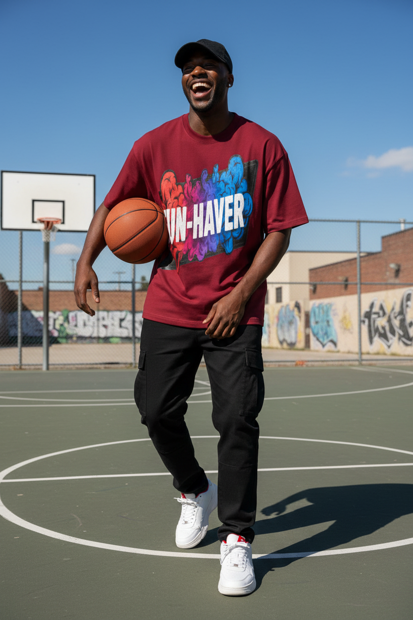Essential Cotton Graphic T-Shirt — FUN-HAVER Design | Eaton Brothers