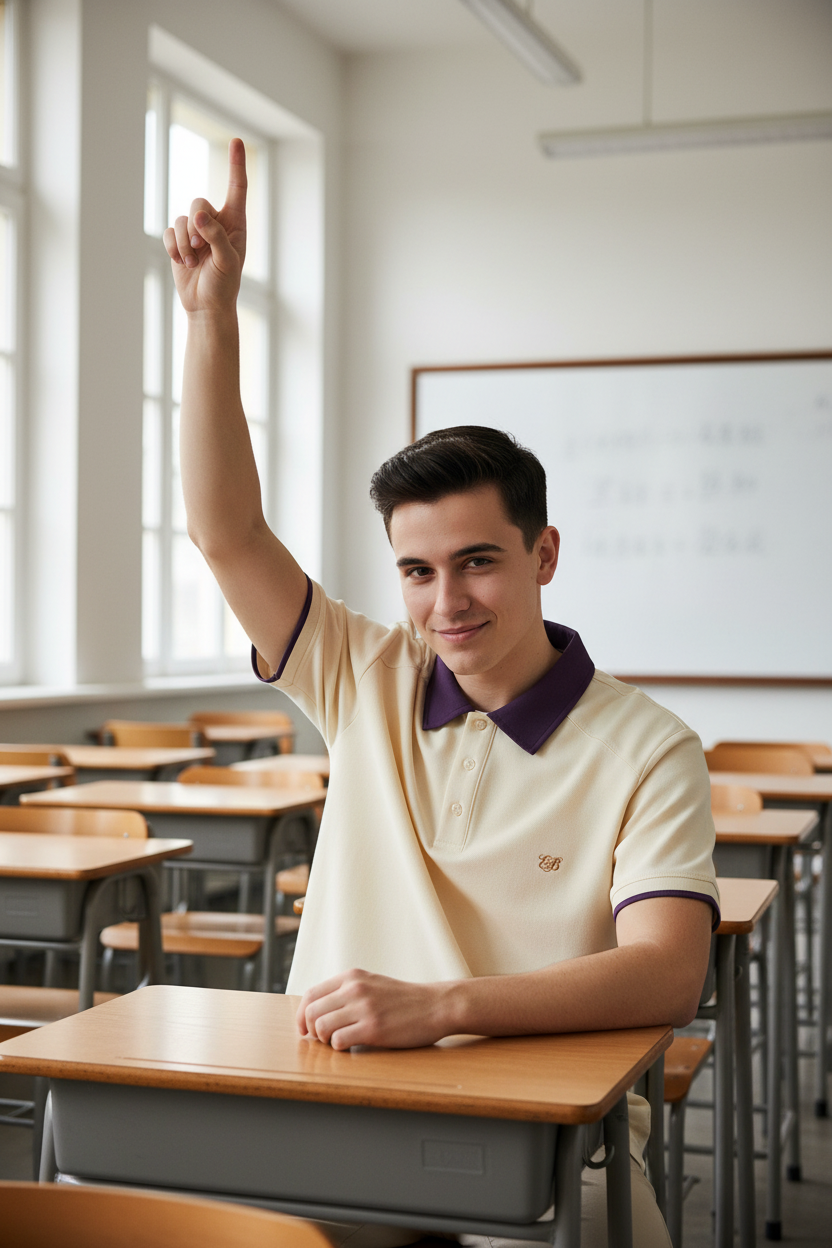 Contrast Collar Raglan Polo Shirt — EB Monogram | Eaton Brothers