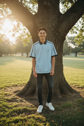 Contrast Piping Raglan Polo Shirt — EB Monogram | Eaton Brothers