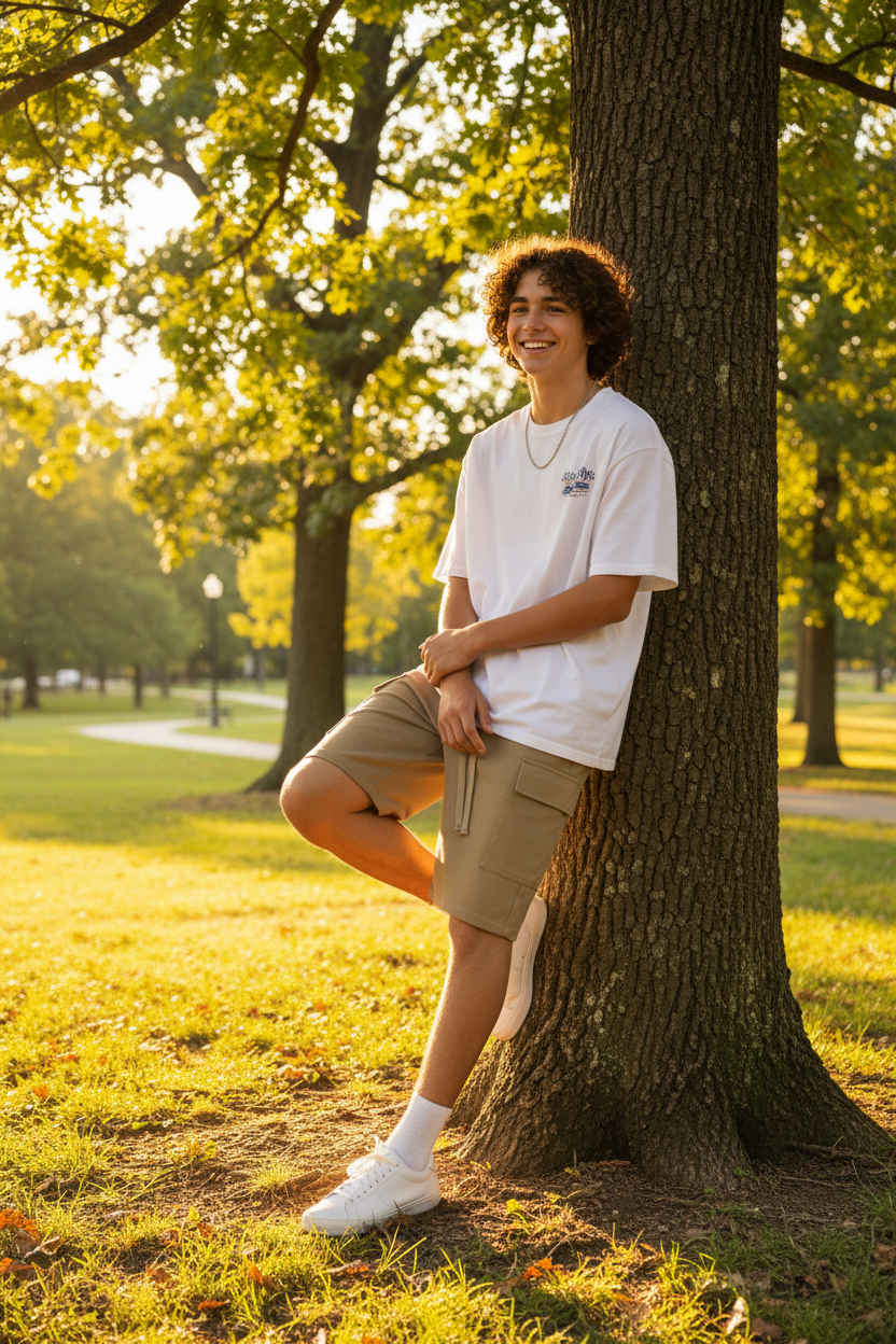 Unisex Drawstring Cargo Shorts — Eaton Brothers