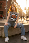 French Terry Boxy Tank Top — Sweet Redhead Design | Eaton Brothers