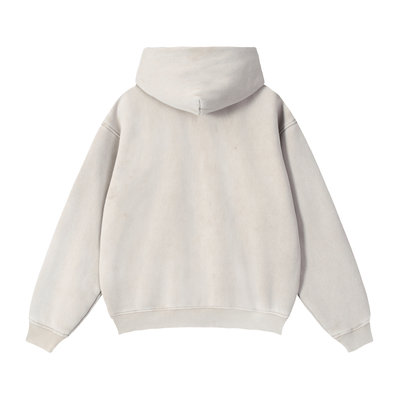 Zip-Through Boxy Fleece Hoodie- Eaton Brothers