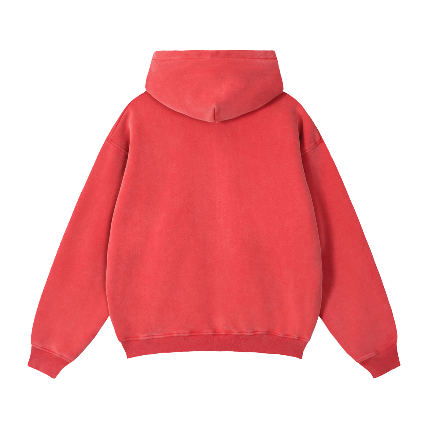 Zip-Through Boxy Fleece Hoodie- Eaton Brothers