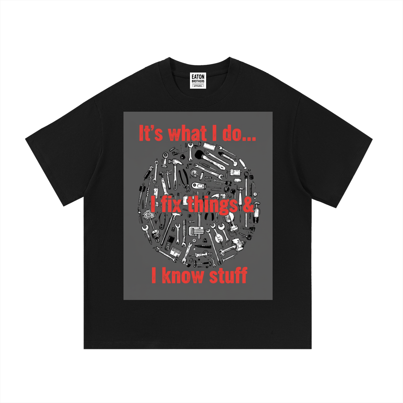 Essential Cotton T-Shirt (HUMOROUS KNOWLEDGE DESIGN/PRINT)