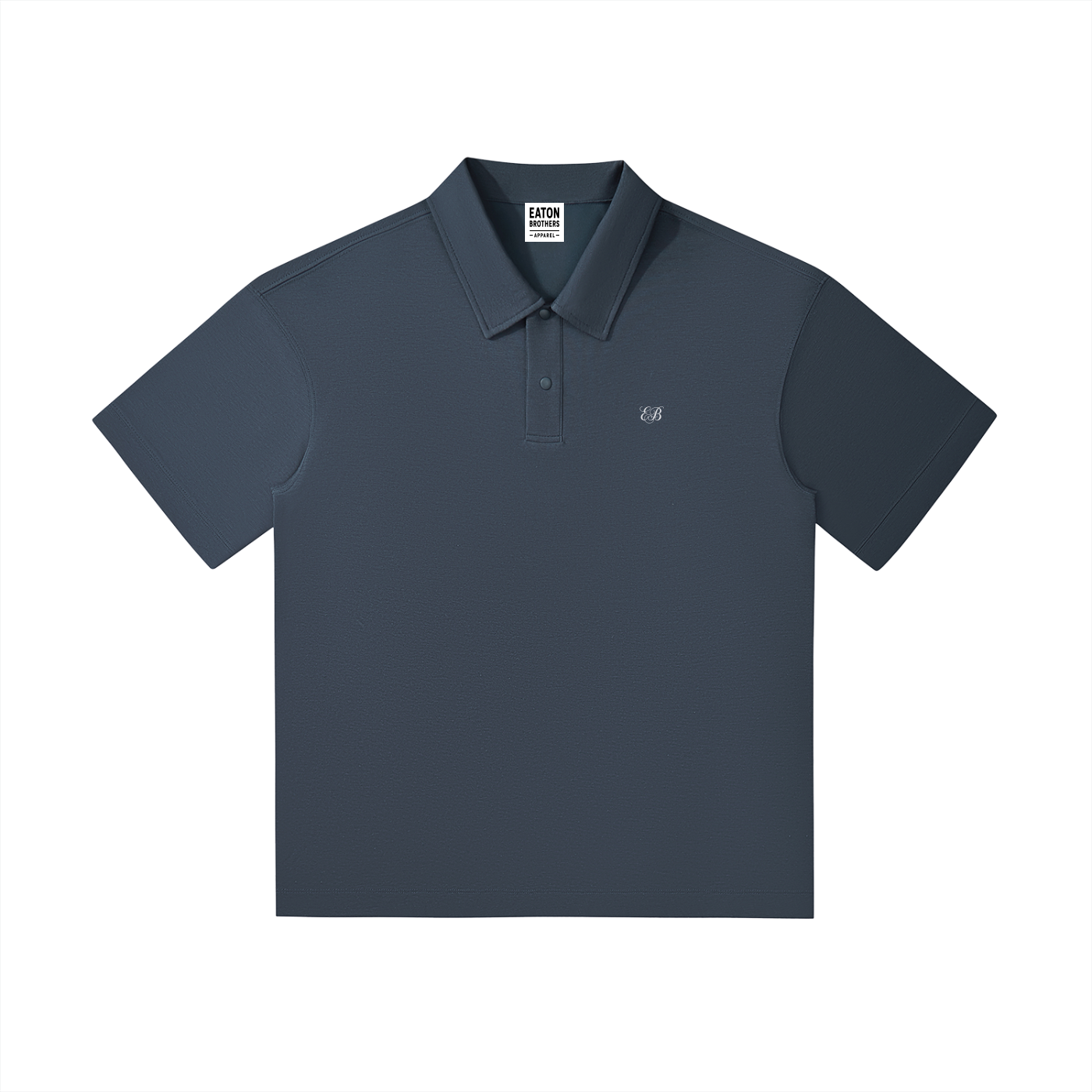 Drop Shoulder Short-Sleeve Polo Shirt II — EB Monogram | Eaton Brothers