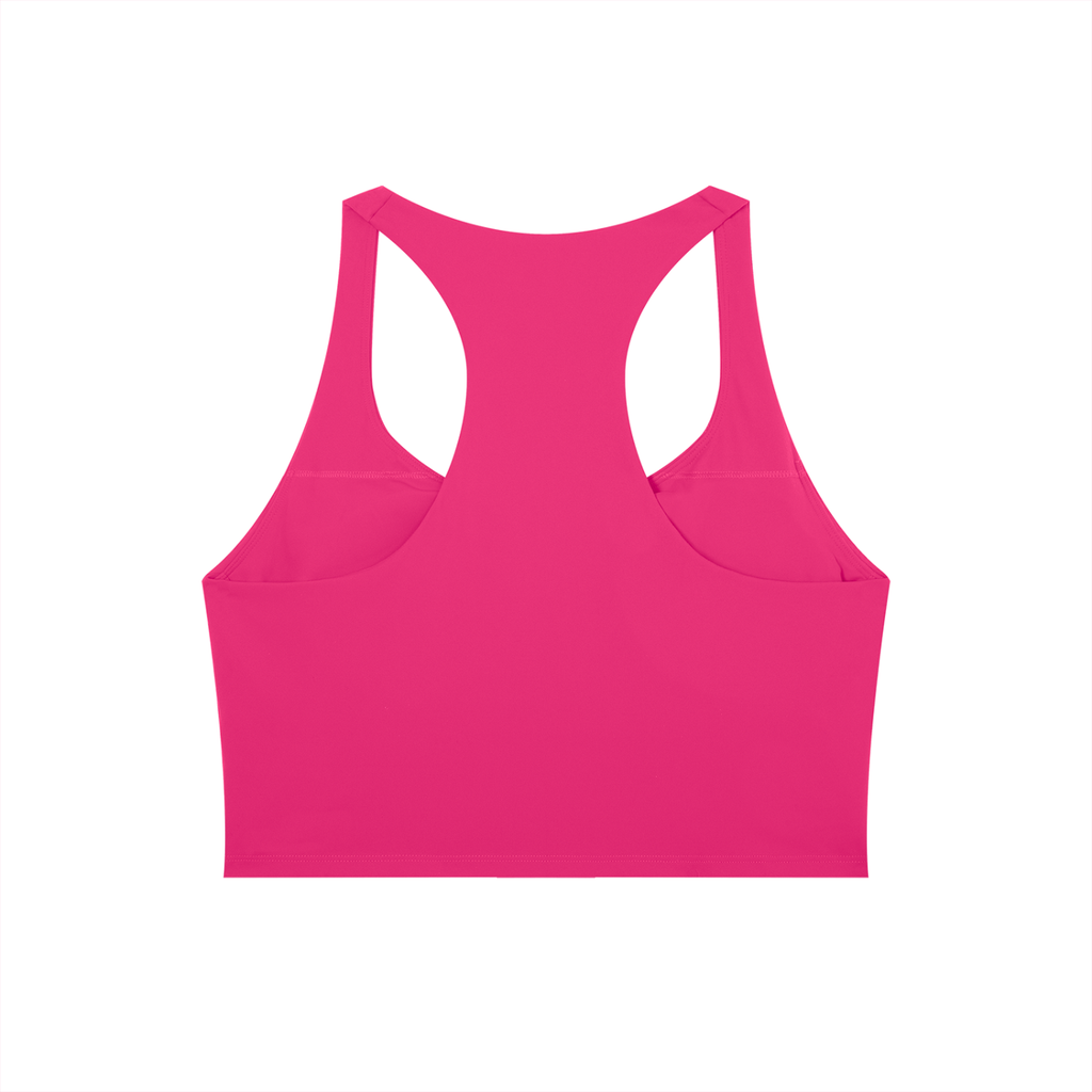Women’s Tight Paneling Yoga Tank Top (ROSE PINK)