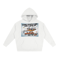 Oversize Fleeced Hoodie- people are like pampers FUNNY PRINT