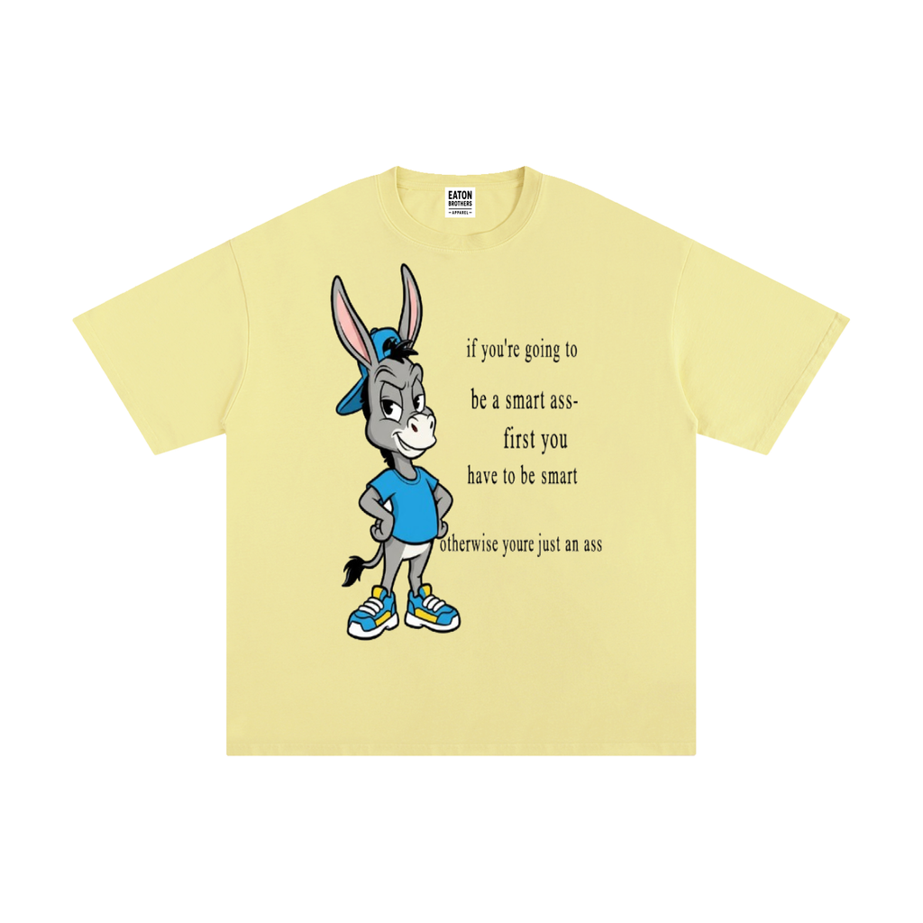 Unisex Pure Cotton T-Shirt — Funny Donkey Design