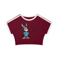 Women's Raglan Crop T-Shirt — Funny Donkey Design