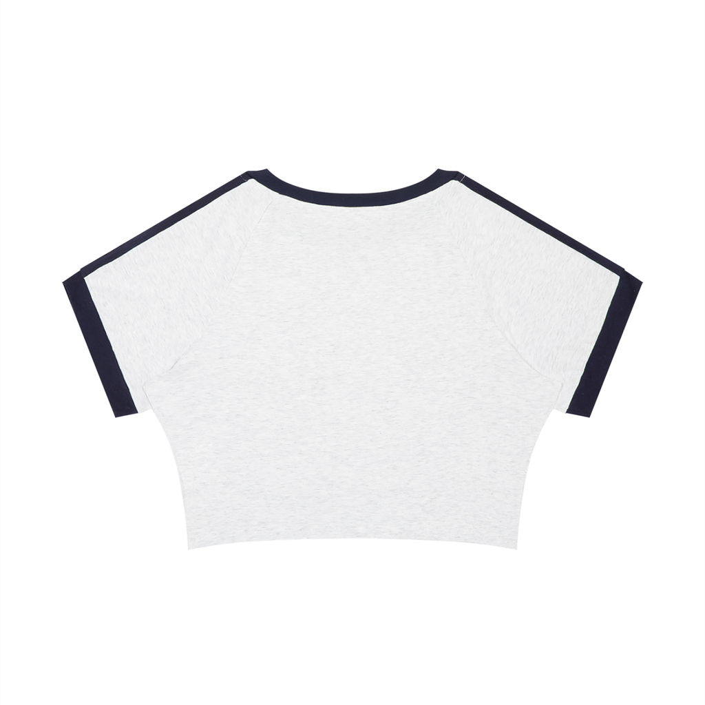 Women's Raglan Crop T-Shirt — Funny Donkey Design