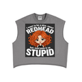 French Terry Boxy Tank Top — Sweet Redhead Design | Eaton Brothers