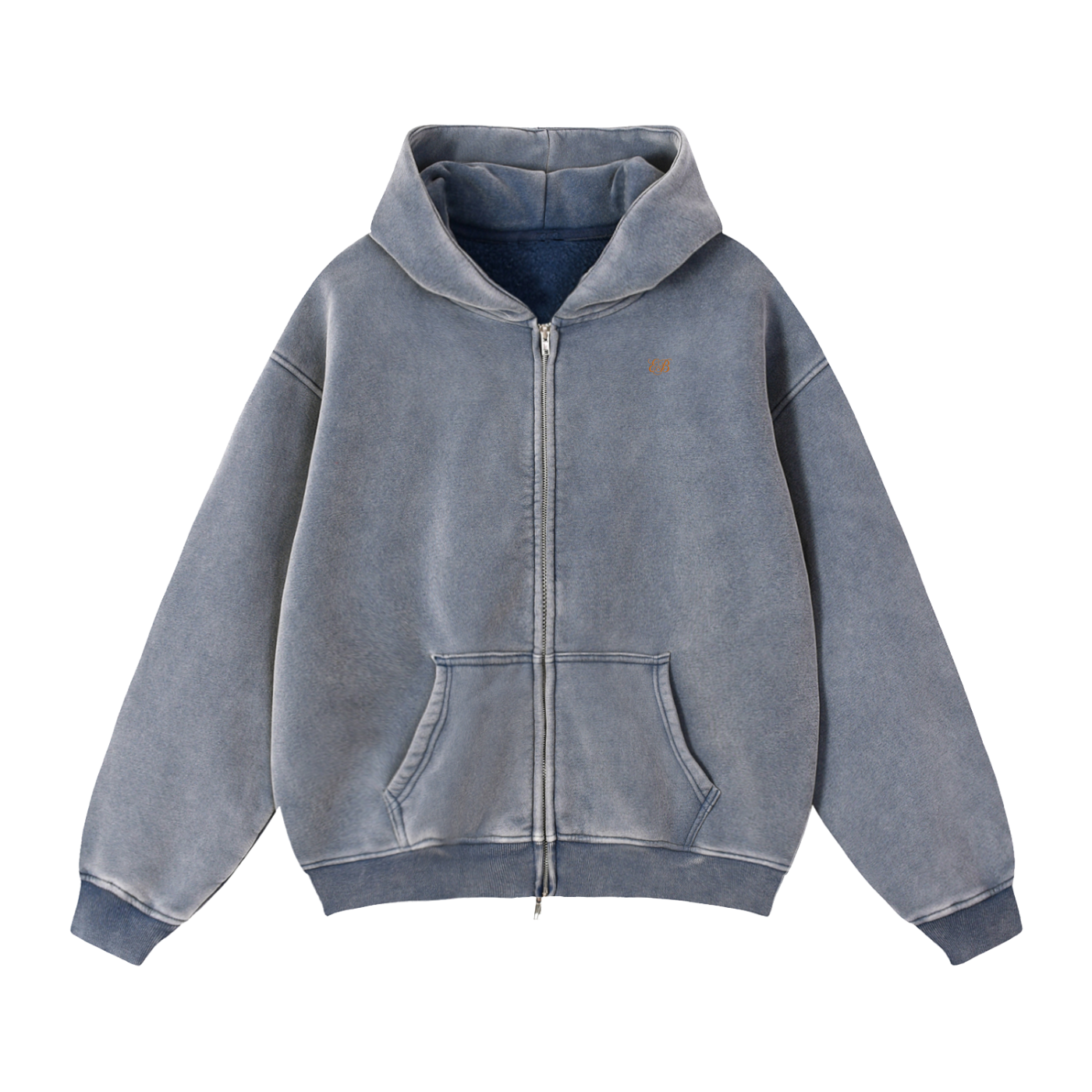Zip-Through Boxy Fleece Hoodie — Eaton Brothers