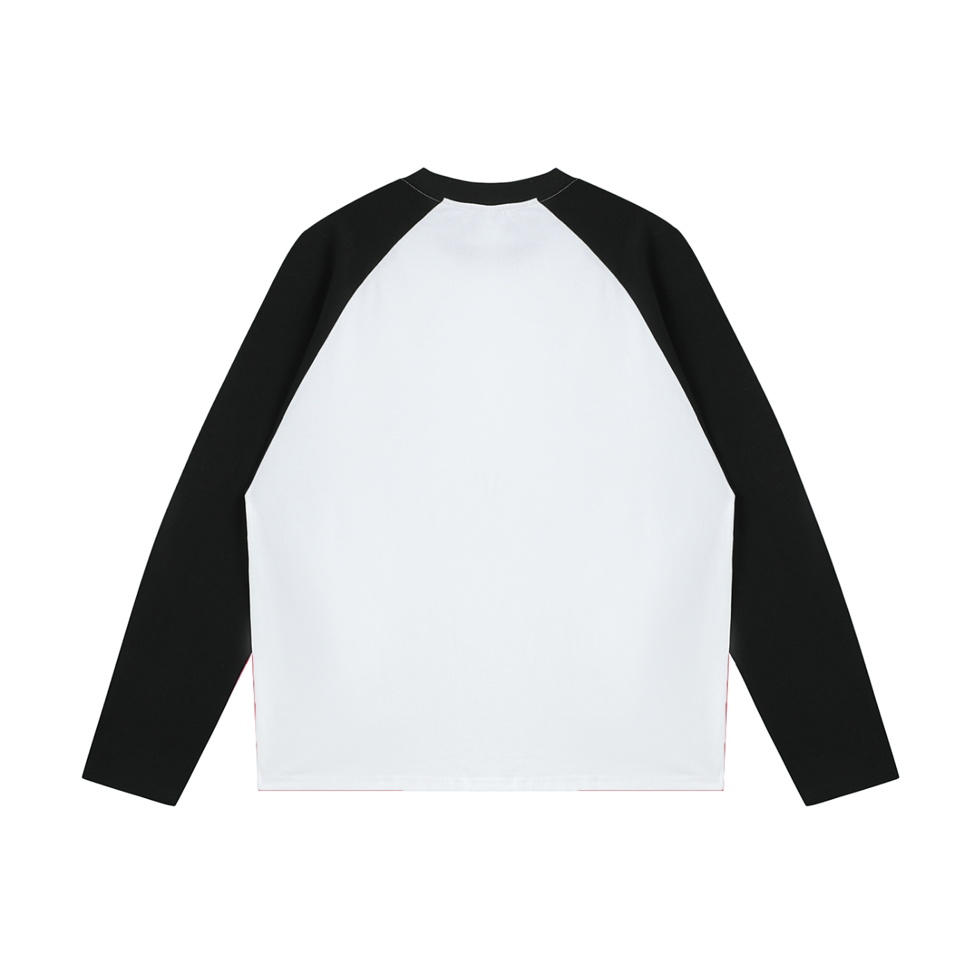 Color-Blocked Raglan Long-Sleeve T-Shirt (EB logo print)