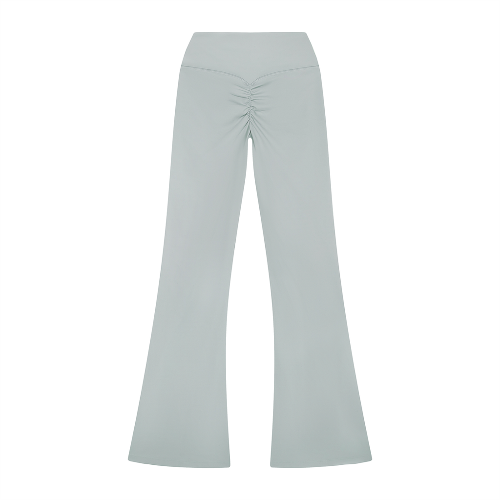 Women’s High Rise Flared Leggings (GRAY)