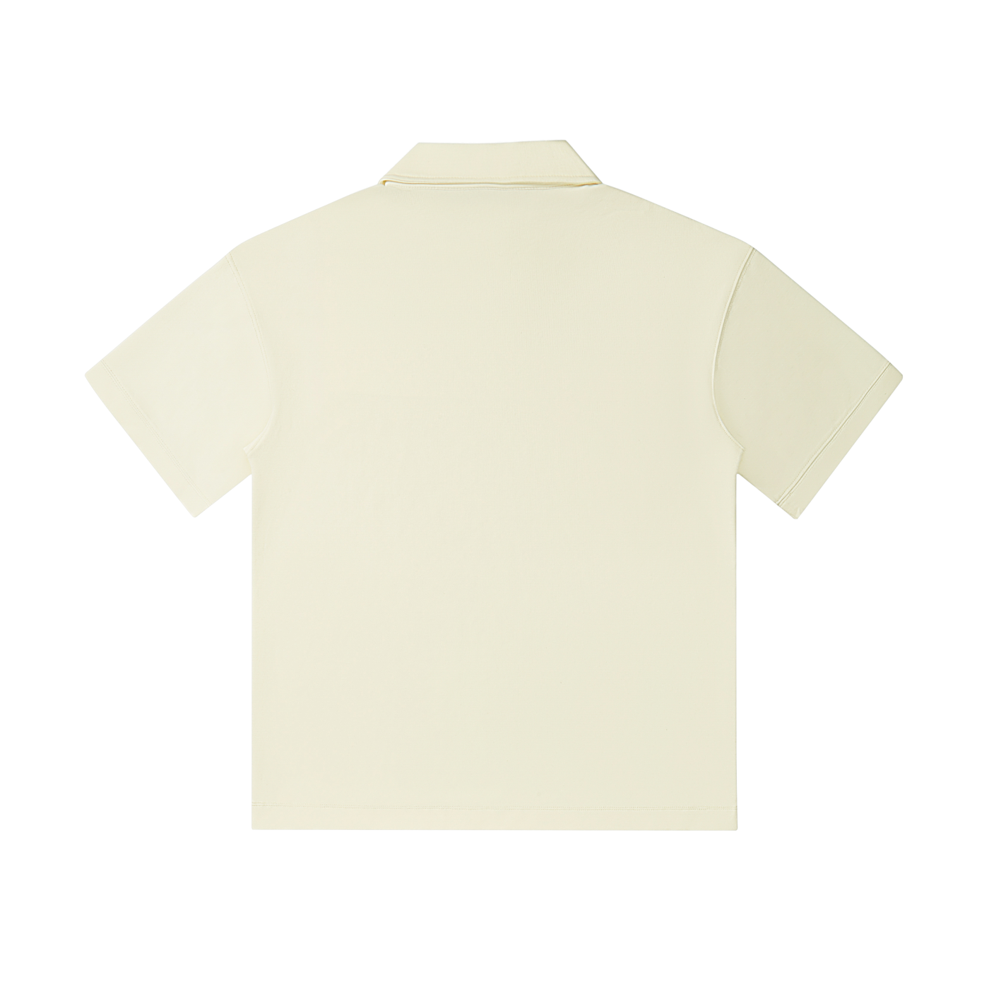 Drop Shoulder Short-Sleeve Polo- EB Monogram